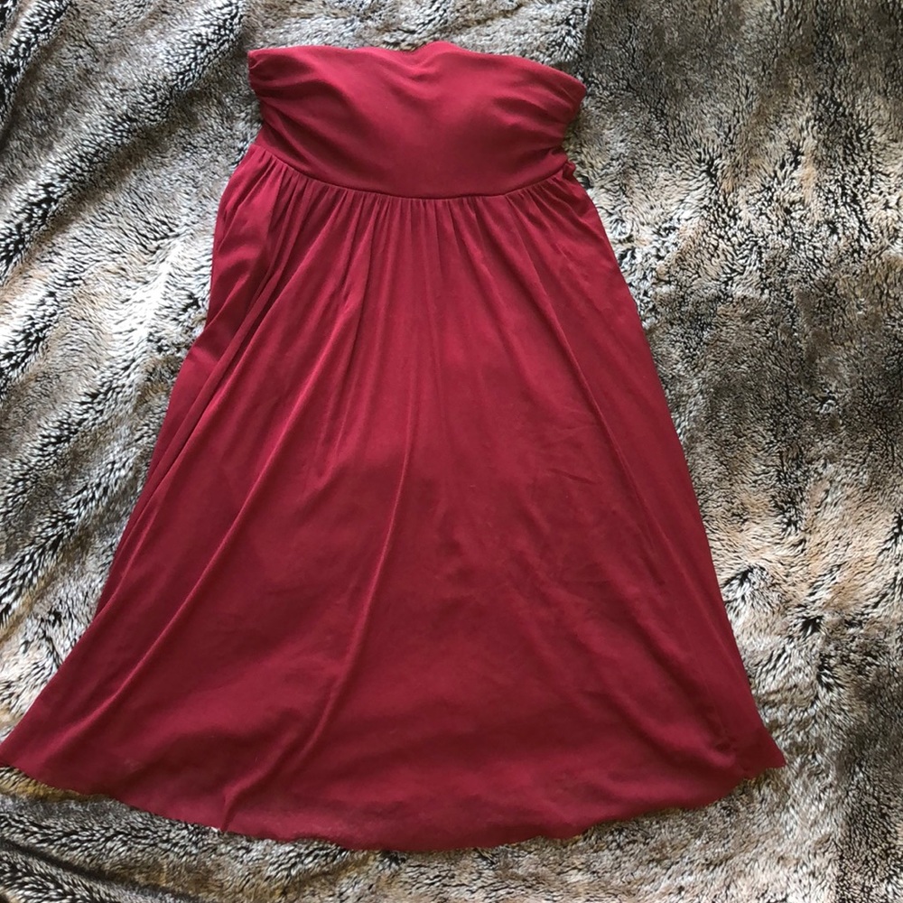 Forever 21 burgundy dress